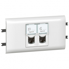 Розетка DLP под Кр.65 2XRJ45 Кат.6 UTP | 078663 | Legrand