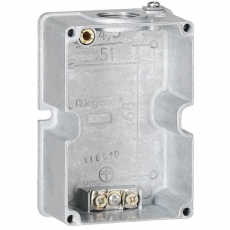 Коробка накладного монтажа Hypra - IP 44 - 2К+З - 16 А - металл | 052069 | Legrand