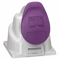 Накладная розетка - P17 Tempra Pro - IP 44 - 20/25 В~ - 32 A - 2K | 055256 | Legrand