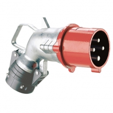 Угловая вилка Hypra - IP 44 - 3К+Н+З - 32 А - металл | 052974 | Legrand
