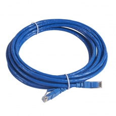 Коммутационный шнур RJ 45 - категория 6 - U/UTP - PVC - неэкранированный - 5 м - голубой | 051775 | Legrand