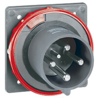 Встраиваемая вилка Hypra - IP 66/67-55 - 3К+Н+3 - 125 А - пластик | 059543 | Legrand