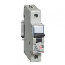 Выключатель автоматический однополюсный TX3 6000 63А C 6кА | 404034 | Legrand