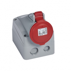 Розетка накладная - 16А - 3К+З - 460 В - IP 44 | 555160 | Legrand