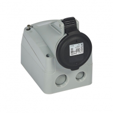 Розетка накладная - 16А - 3К+З - 500 В - IP 44 | 555162 | Legrand