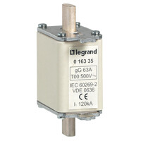 Предохранитель типа gG - размер 00 - с индикатором - 50 A | 016330 | Legrand