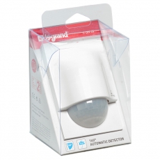 Датчик движения Lighting Management. PIR настенный 140град, блистер | 048945 | Legrand
