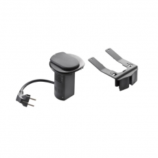 Наст.Орг. 2к+З+USB зар.устр. чёр. | 054086 | Legrand