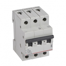 Выключатель автоматический трехполюсный RX3 4500 50А C 4,5кА | 419713 | Legrand