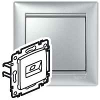 Valena Алюминий Розетка 1хRJ45 UTP | 770242 | Legrand