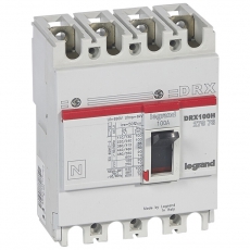 DRX125 термомагнитный 100A 4П 36KA | 027078 | Legrand