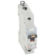Выключатель автоматический однополюсный DX3 20А C 25кА | 409756 | Legrand