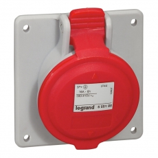 Встраиваемая наклонная розетка - P17 Tempra Pro - IP 44 - 380/415 В~ - 16 A - 3К+З | 555188 | Legrand