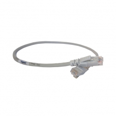 Патч-корд U/UTP категория 5e PVC 0,5 м серый | 051817 | Legrand