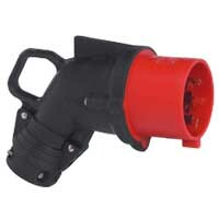 Угловая вилка Hypra - IP 44 - 3К+З - 32 А - резина | 052853 | Legrand