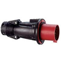 Прямая вилка Hypra - IP 44 - 2К+З - 32 А - резина | 052952 | Legrand