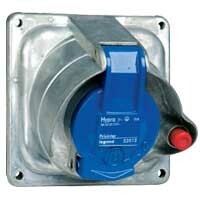 Встраиваемая розетка Hypra Prisinter - IP 44/55 - 3К+З - 32 А - металл | 052713 | Legrand