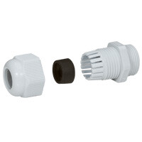 Уплотнитель пластиковый - IP 55 - P.G. 21 - диаметр кабеля 13-18 мм - RAL 7035 | 096825 | Legrand