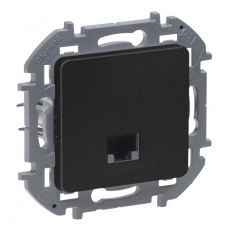 Inspiria антрацит розетка компьютерная RJ45 С/У категория 6 UTP | 673833 | Legrand