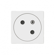 Розетка 2К+З - Mosaic - 2 модуля - F/B - белая | 278105L | Legrand