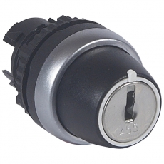 Переключатель Osmoz с ключом 455. ЧЕРН. 2 п с фикс. 90 град. | 023953 | Legrand