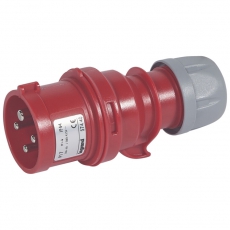 Вилка с переключателем фаз - P17 Tempra Pro - IP 44 - 380/415 В~ - 16 A - 3К+З | 057440 | Legrand