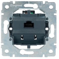 PRO21 Розетка комп. 1-ая 6 кат UTP (RJ45) без лапок (крепление винтами) | 775828 | Legrand