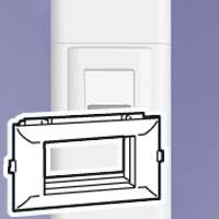 Суппорт Mosaic 4М CV110 бел | 032352 | Legrand