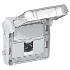 Plexo Серый/Белый Розетка FTP кат6 LCS IP55 | 069569 | Legrand