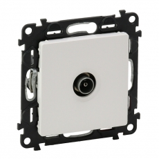 Valena LIFE DIY Белый Розетка TV проходная 1,5дБ/14дБ 0-2400 МГц. | 753461 | Legrand