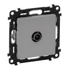 Valena LIFE DIY Алюминий Розетка TV проходная 1,5дБ/14дБ 0-2400 МГц. | 753661 | Legrand