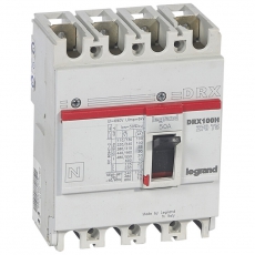 DRX125 термомагнитный 50A 4П 36KA | 027075 | Legrand