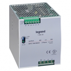 3-фазный Импульсный источник питания 48В 960Вт 20A | 146639 | Legrand