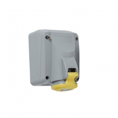 Розетка накладная - P17 Tempra Pro - IP 44 - 100/130 В~ - 16 A - 2К+З | 555151 | Legrand