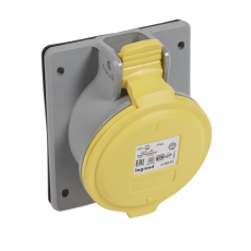 Встраиваемая наклонная розетка - P17 Tempra Pro - IP 44 - 100/130 В~ - 32 A - 2К+З | 555281 | Legrand