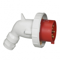 Вилка моб.угл. 32А 3К+Н+З 380В IP67 | 056528 | Legrand