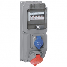 Встраиваемая розетка Hypra - IP 44 - 3К+Н+З - 32 А - пластик | 052920 | Legrand