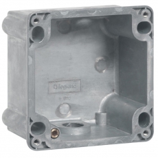 Коробка с одним ответстием под сальник Hypra Prisinter - IP 44/55 - 3К+Н+З - 16 А - металл | 052959 | Legrand