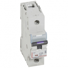 Выключатель автоматический однополюсный DX3 25А C 50кА (1,5 мод) | 410137 | Legrand