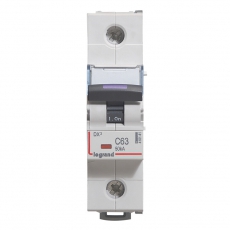 Выключатель автоматический однополюсный DX3 63А C 50кА (1,5 мод) | 410141 | Legrand