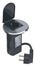 Наст.Орг. 2к+З+USB зар.устр. сталь | 054087 | Legrand