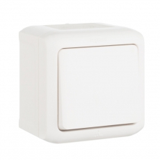 Quteo Белый Переключатель 1-клавишный IP44 10А | 782304 | Legrand