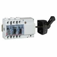 Выключатель-разъединитель Vistop - 100 A - 3П - рукоятка сбоку - чёрная рукоятка | 022525 | Legrand