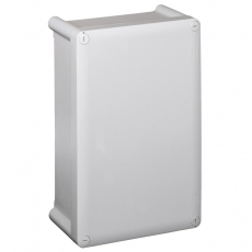 Коробка промышленная пластиковая - IP55 - IK07 - RAL 7035 - 130x130x74 мм - сплошная крышка | 035930 | Legrand