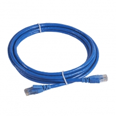 Коммутационный шнур RJ 45 - категория 6 - U/UTP - PVC - неэкранированный - 3 м - голубой | 051774 | Legrand