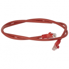 Коммутационный шнур RJ 45 - категория 6 - U/UTP - LSZH - неэкранированный - 2 м - красный | 051863 | Legrand