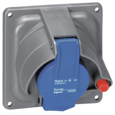 Встраиваемая розетка Hypra Prisinter - IP 44/55 - 3К+З - 16 А - пластик | 052003 | Legrand