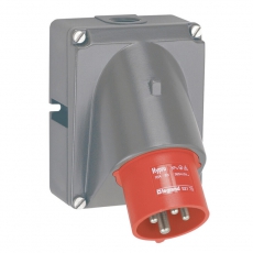 Встраиваемая вилка Hypra - IP 44 - 3К+З - 32 А -пластик | 052873 | Legrand