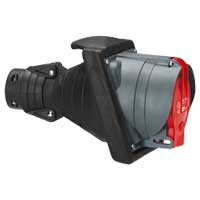 Мобильная розетка Hypra - IP 44/55 - 3К+Н+З - 63 А - пластик/резина | 053707 | Legrand