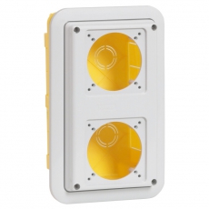 Коробка для скрытого монтажа - P17 Tempra Pro - IP 55 - для 2 встраиваемых розеток 16 А | 057721 | Legrand